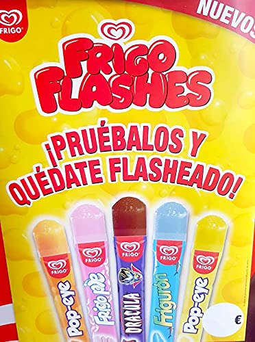 Flash Frigo, Polos Líquidos para Congelar, Polines 6 Bolsas de 10 Unidades 60 Unidades