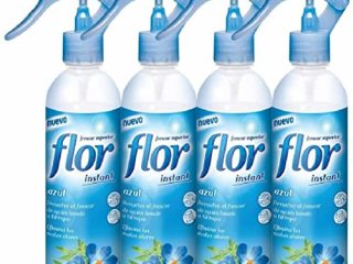 Flor Instant Perfume para la ropa, fragancia azul - pack de 4
