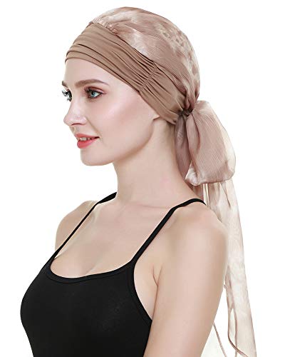 FocusCare Easy Wear para Mujer Cancer Chemo Gorros Bufandas Gorros Elastic Beanie