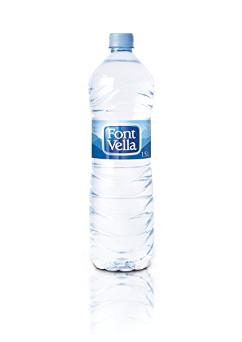 Font Vella - Agua mineral natural, 1.5 litros (Paquetes de 6)