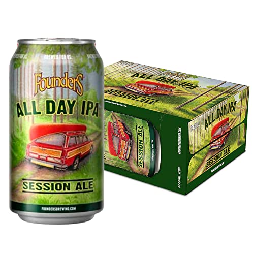 Founders Cerveza All Day IPA - Pack 12 x 33 cl - 4,7% Volumen Alcohol