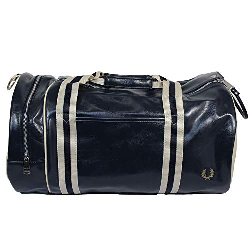 Fred Perry Classic Barrel Hombre Holdall Azul