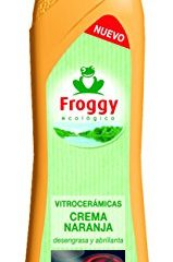 Froggy - Ecológico - Crema de limpieza para vitrocerámicas - Naranja - 500 ml