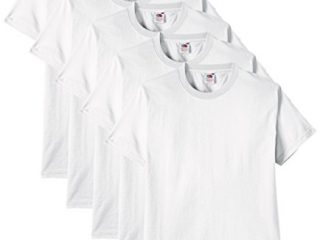 Fruit of the Loom Heavy Cotton tee Shirt 5 Pack Camiseta, Blanco, Large (Pack de 5) para Hombre
