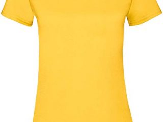 Fruit of the Loom Ss079m, Camiseta Hombre, Amarillo (Sunflower Yellow), X-Large