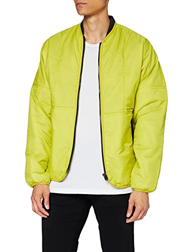 G-STAR RAW Lightly Padded Indoor Bomber Chaqueta, Dark Hivis C643-C424, XL para Hombre