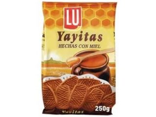 GALLETAS HECHAS CON MIEL LU YAYITAS 250 G.