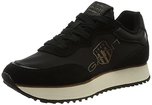 GANT Bevinda Sneaker, Zapatillas Mujer, Negro, 37 EU