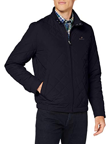 GANT Quilted Windcheater Chaqueta, Azul Tarde, S para Hombre
