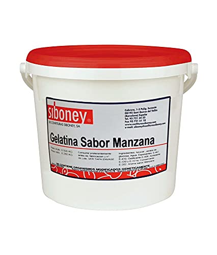 GELATINA SABOR MANZANA SIBONEY 7 KG