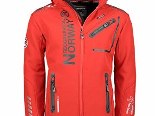 Geographical Norway ROYAUTE MEN - Chaqueta Softshell Impermeable Hombre - Capucha Transpirable Exterior - Chaqueta Cortavientos Invierno - Ideal Para Actividades Al Aire Libre (Negro L)