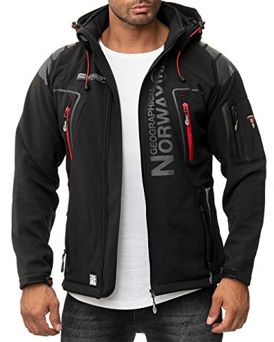 Geographical Norway Techno - Chaqueta para hombre Negro XL