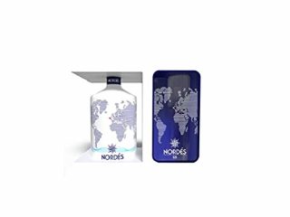 Ginebra Premium nacional Nordés Gin - Pack Exclusivo Vaso cristal transparente Nordés de regalo,70 cl
