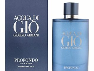 GIORGIO ARMANI ACQUA DI GIO Profondo Eau DE Parfum 125ML VAPORIZADOR Unisex Adulto, Negro, Único