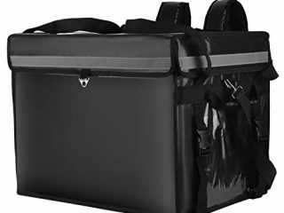 Gjcrafts Mochila de Entrega de Pizza 62 L, Bolsa de DistribucióN de Alimentos, Bolsa TéRmica de Calor Y RefrigeracióN para Restaurante, Transporte de Alimentos, Picnic, Camping