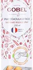 Gobel – Spray desmoldado fácil – Fabricado en Francia a base de 100% aceite vegetal – Reduce la adherencia de los preparativos al soporte de cocción – sin sabores ni olores