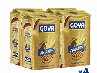 Goya Masarepa Amarilla . Molida Y Precocida - 4 Unidades X 1kg 4000 G, 1000 Gramo