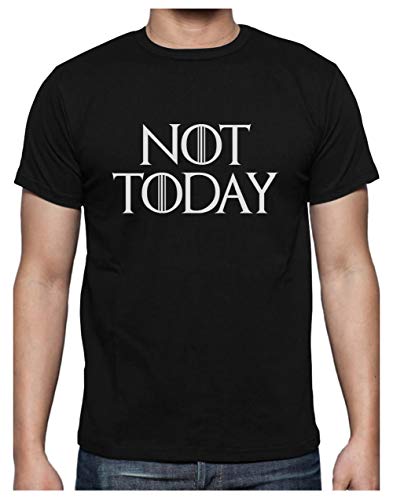 Green Turtle Camiseta para Hombre - Camiseta Juego de Tronos Hombre - Not Today - X-Large Negro
