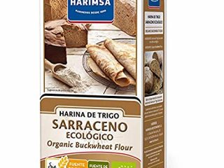 Harimsa Harina Trigo Sarraceno Ecológico, Original, 400 Gramos