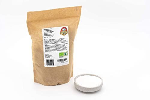 Harina de arrurruz ecológica - 1kg - 100% pura y natural - almidón de arrurruz sin gluten - verduras crudas - vegano