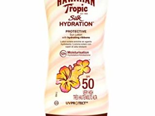 HAWAIIAN Tropic Silk Hydration Moisturisation Spf 50 Cuidado Solar - 1 Ud/ Ml, Crema, 180 Mililitro