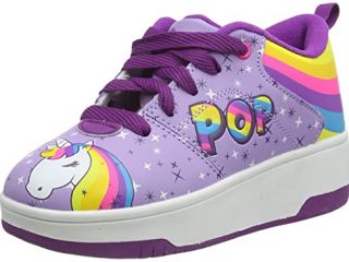 Heelys Pop Strive, Zapatillas, Lila Rainbow Unicorn, 33 EU