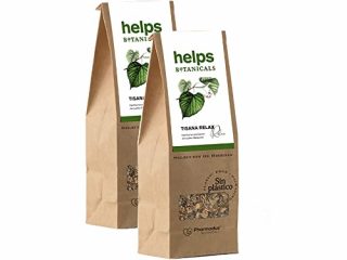 HELPS INFUSIONES - Infusión Relajante De Tila, Melisa Y Azahar A Granel. Tisana Relax. Bolsa A Granel De 50 Gramos. Pack de 2.