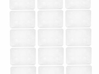 HEMOTON 50 cajas de embalaje de vieira congeladas transparentes cajas rectangulares