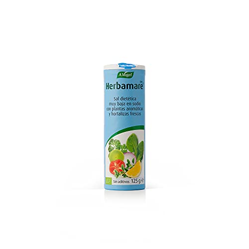Herbamare® DIET | Sal dietética muy baja en sodio con plantas aromáticas y hortalizas frescas BIO | 125 gr | A.Vogel