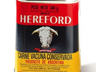Hereford Carne Vacuna en Conserva, Pack de 4 x 340 gr