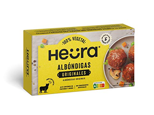 Heura Albóndigas Vegetales con Base de Proteína de Soja Texturizada, 240g (Congelado)