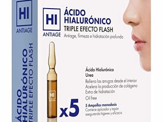 HI - Hi Antiage - Ampollas Hialurónico Triple Efecto Flash - Ampollas Ácido Hialurónico para Firmeza Facial y Antiarrugas Hidratante