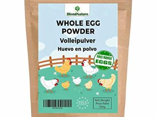 Huevo en Polvo 500 g – Procedencia 100% Gallina en Libertad FREE RANGE– Natural sin Gluten –Sin Aditivos ni Conservantes – Ideal Campings Acampadas etc.- Para Tortillas Revueltos y Reposteria.