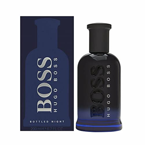 Hugo Boss 58022215 Eau de Toilette Hombres, Madera, Bottled Night, Aerosol, 200 Mililitros / 6.7 Oz