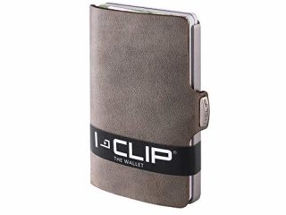 I-CLIP Original Silver Soft Touch Olive, Cartera, Billetera, Monedero