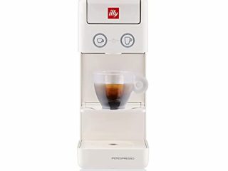 illy Caffè - Cafetera de cápsulas Iperespresso Y3.3, color blanco