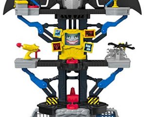 Imaginext- DC Batman Súper Friends Transforming Batcave, Multicolor (Fisher Price CHH91)