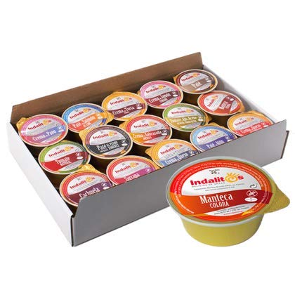 Indalitos - Manteca Colorá - Bandeja 18 Monodosis 25 g