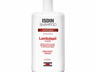 Isdin Lambdapil Champú Anticaída, Ayuda a Reducir la Caída del Cabello y Estimula el Crecimiento Capilar 1 x 400ml