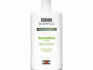 Isdin Nutradeica Champú Anticaspagrasa, Reduce la Descamación, el Picor y el exceso de Sebo 1 x 400ml