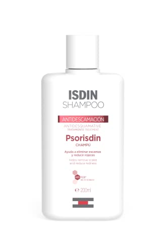 Isdin Psorisdin Control Champú, Elimina escamas y Reduce Rojeces del Cuero Cabelludo de Personas con Psoriasis 1 x 200ml