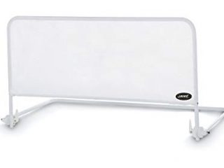 Jané Barrera de Cama Abatible Básica, en Color Blanco, Largo 90 Cm, Compatible con Cama Convencional y Plegatín