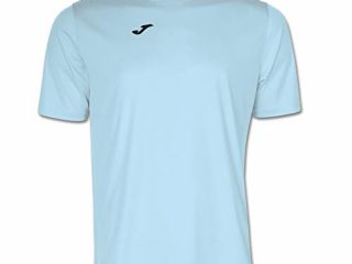 Joma Combi - Camiseta de Manga Corta, Hombre, Azul (Celeste), L
