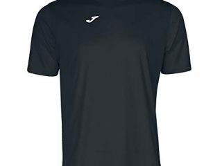 Joma Combi - Camiseta de Manga Corta, Hombre, Negro, XL