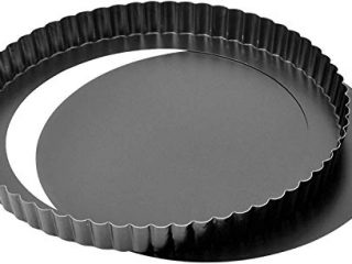 Kaiser Delicious Molde Quiche con Base Desmontable, Negro, 28 cm