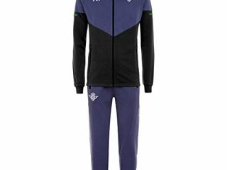 Kappa Aruffy Betis Chándal, Hombre, Gris/Verde, S