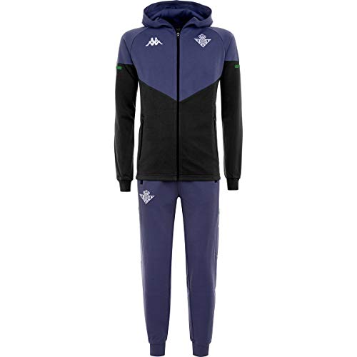 Kappa Aruffy Betis Chándal, Hombre, Gris/Verde, S
