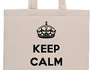 Keep Calm And Eat Cuajada Bolsa De Compras Shopping Bag Beige