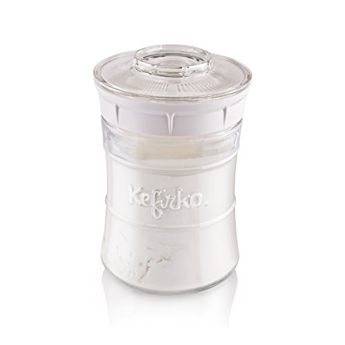 KEFIRKO® | El Set Ideal para Hacer Kéfir de Leche o Kéfir de Agua en Casa | Pack Kefirko + Librito de Recetas | 848ml | BPA Free