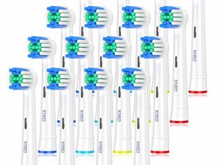 KHBD Recambios Cepillos Compatible con Braun Oral B, Cabezales de Precisión para de Cepillo de Dientes Eléctrico Oral B, Paquete de 16